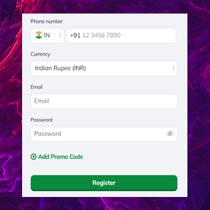 ValorBet casino India registration guide for new members