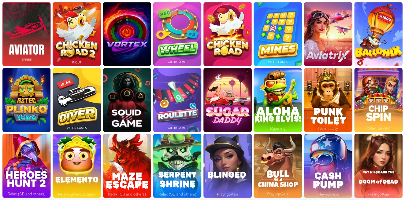 ValorBet India official site for slots and live tables